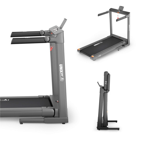 Беговая дорожка UNIX Fit Hi-tech F4 космический серый