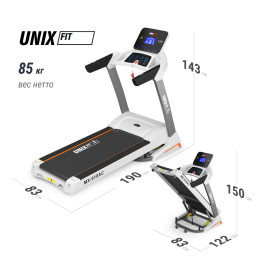 Беговая дорожка UNIX Fit MX-910 AC белый