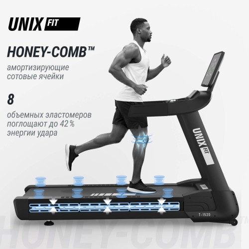 Беговая дорожка UNIX Fit T-1520 PRO (LED)