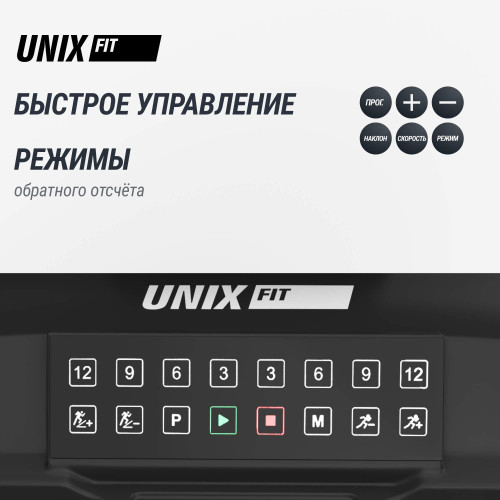 Беговая дорожка UNIX Fit T-1520 PRO (LED)