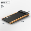 Беговая дорожка UNIX Fit деревянная / Wood Way 3.0
