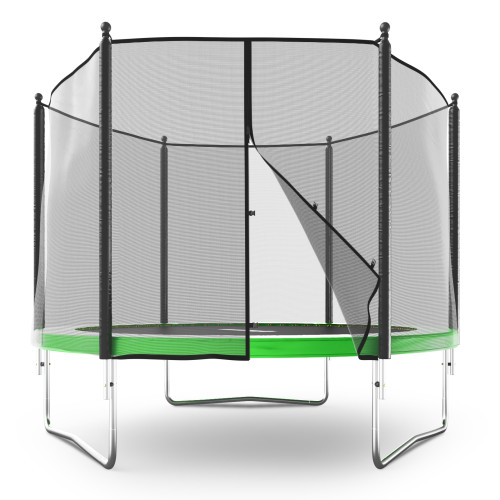 Батут UNIX Line Simple 10 ft (305 см) с внешней защитной сеткой, зеленый