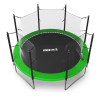 Батут UNIX Line Simple 12 ft (366 см) с внутренней защитной сеткой, зеленый