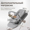Шезлонг-качалка UNIX Kids Dino серый
