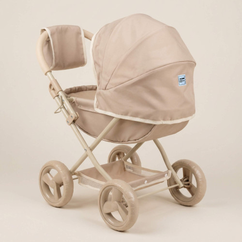 Коляска для кукол UNIX Kids Cradle Doll / с люлькой бежевый
