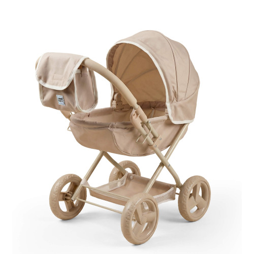 Коляска для кукол UNIX Kids Cradle Doll / с люлькой бежевый