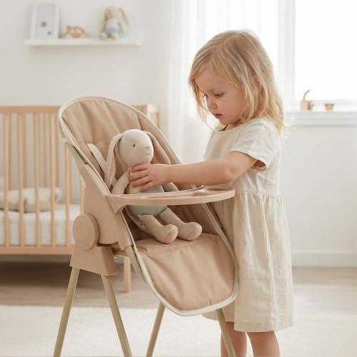 Стул для кормления UNIX Kids Doll / для кукол бежевый
