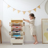 Стеллаж для книг UNIX Kids Babyrack / Детская полка (4 уровня) бежевый
