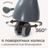 Стул для кормления UNIX Kids Classic / Классик серый
