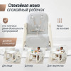 Стул для кормления Трансформер UNIX Kids Cloud / Облако (3 в 1) серый