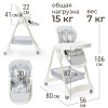 Стул для кормления UNIX Kids Ocean / Океан белый
