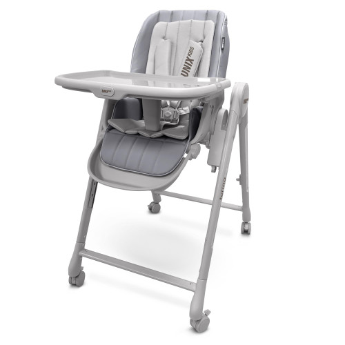 Стул для кормления UNIX Kids Torino светло-серый
