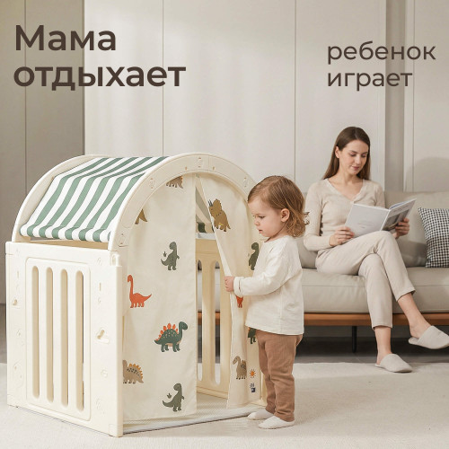 Домик UNIX Kids Dino / Дино зеленый