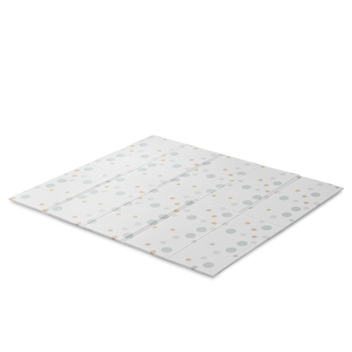 Игровой коврик складной UNIX Kids Circles / Круги 180x200 см серый