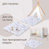 Коврик стеганный UNIX Kids Ocean / Океан 130x130 см