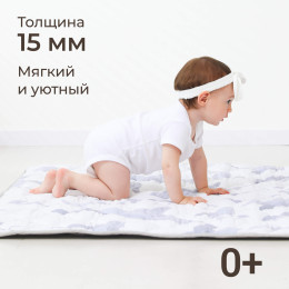 Коврик стеганный UNIX Kids Ocean / Океан 130x130 см