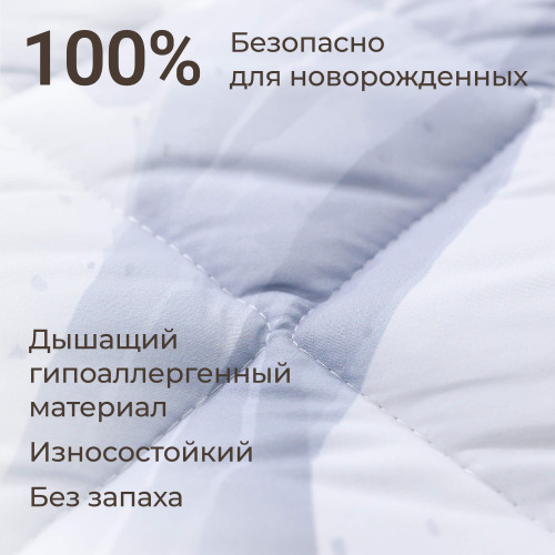 Коврик стеганный UNIX Kids Ocean / Океан круглый 150 см