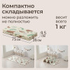Игровой коврик складной UNIX Kids Traces / Следы 150x180 см коричневый