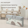 Игровой коврик складной UNIX Kids Traces / Следы 180x200 см коричневый