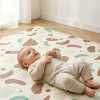 Игровой коврик складной UNIX Kids Traces / Следы 180x200 см коричневый