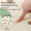Игровой коврик складной UNIX Kids Traces / Следы 180x200 см коричневый