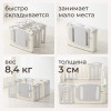 Манеж UNIX Kids Ocean / Океан (114 x 114 см) серый