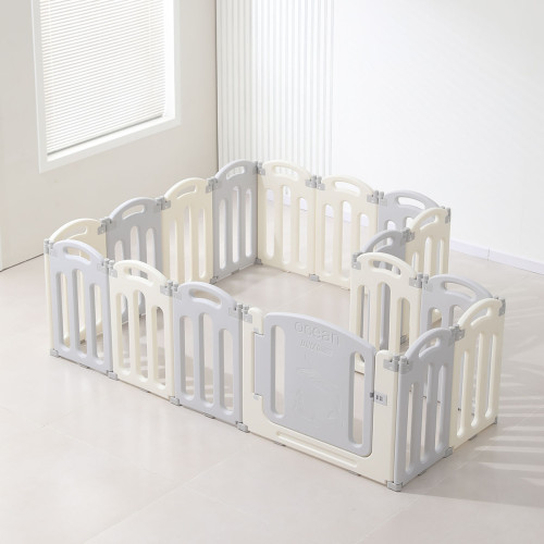 Манеж UNIX Kids Ocean / Океан (151 x 151 см) серый