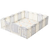 Манеж UNIX Kids Ocean / Океан (225 x 188 см) серый