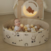 Сухой бассейн для шариков UNIX Kids Smile / Улыбка (100 см) бежевый