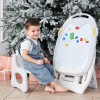 Развивающий детский мольберт UNIX Kids серый