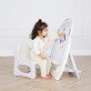 Развивающий детский мольберт UNIX Kids серый