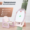 Развивающий детский мольберт UNIX Kids розовый