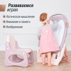 Развивающий детский мольберт UNIX Kids розовый