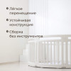 Манеж UNIX Kids Classic Round / Классик круглый (150 см) белый