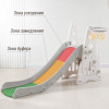 Горка UNIX Kids Rocket / Ракета (145 cm) серый