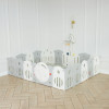 Манеж UNIX Kids Supreme Space / Премиальный 160x160 см серый