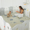 Манеж UNIX Kids Supreme Space / Премиальный 160x160 см серый