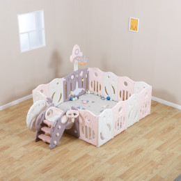 Манеж UNIX Kids SUPREME Space 160x160 Rose