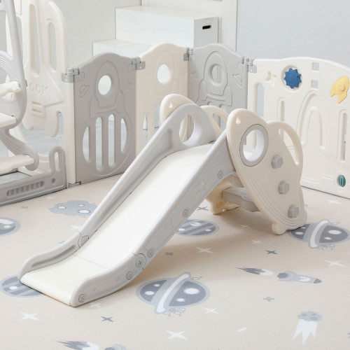 Манеж UNIX Kids Supreme Space / Премиальный 200x240 см серый