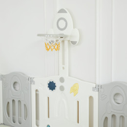 Манеж UNIX Kids Supreme Space / Премиальный 200x240 см серый