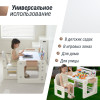 Развивающий детский стол-трансформер 4 в 1 UNIX Kids бежевый