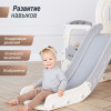 Игровой комплекс с горкой UNIX Kids Bus / Автобус (171 см) серый