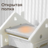 Стеллаж для игрушек и книг UNIX Kids Сastle / Замок серый