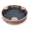Песочница UNIX Kids Round круглая 120 см коричневый