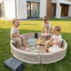 Песочница UNIX Kids Round круглая 120 см бежевый
