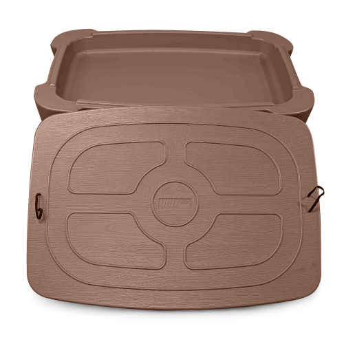 Песочница UNIX Kids Table / стол с крышкой 96 х 66 см коричневый