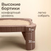 Песочница UNIX Kids Table / стол с крышкой 96 х 66 см коричневый