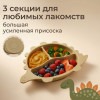 Набор посуды для кормления UNIX Kids Dino / Дино 9 предметов, бежевый