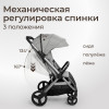 Коляска прогулочная UNIX Kids Vento / Венто светло-серый
